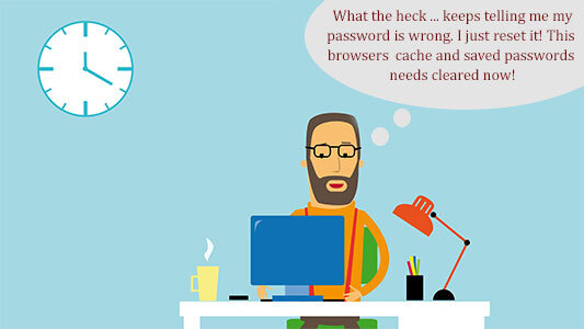 Clearing Browsers Caches & Saved Passwords
